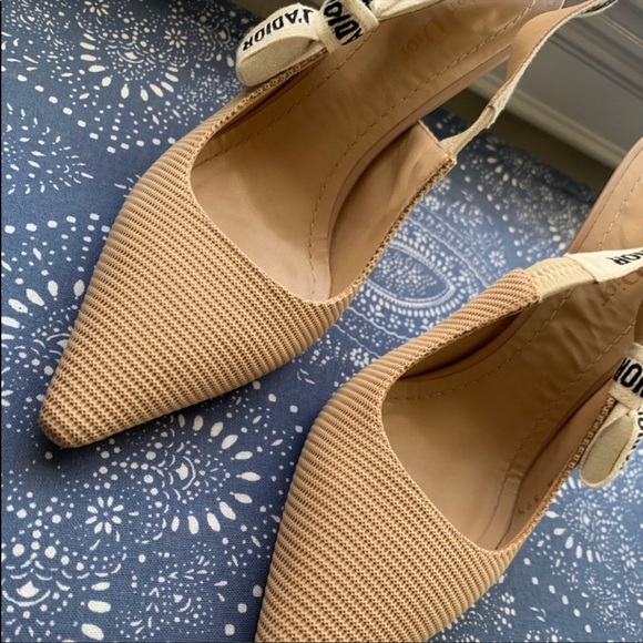 Dior J’adior Nude Slingback Pump in 39 1/2 - 9.5 - Picture 6 of 16
